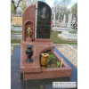 Элитный памятник из красного гранита  №14-007