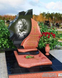 Красивый памятник для молодой девушки на могилу    №18-003 изделие, 