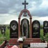 Двойной памятник с аркой, крестом и колоколом №24-009 Двойной памятник с аркой, крестом и колоколом №24-009