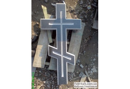 Гранитный крест №64-005, Памятники с крестом