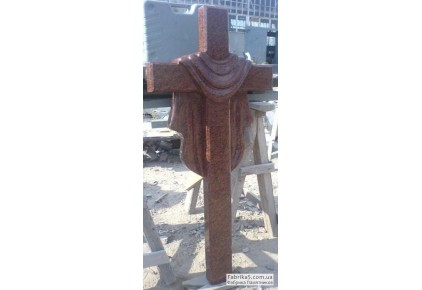 Гранитный крест №64-006, Памятники с крестом