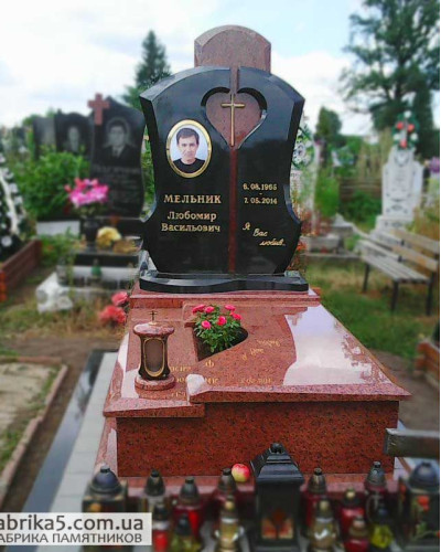 Памятник в западном стиле  №75-042, Одинарні пам’ятники