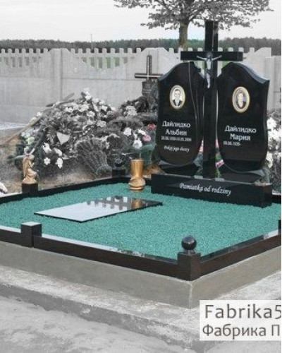 Гранитный цоколь №81-004, Цоколя и оградки на могилу