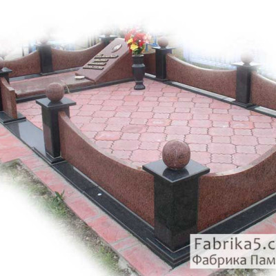 Гранітний паркан №82-013 виріб, 