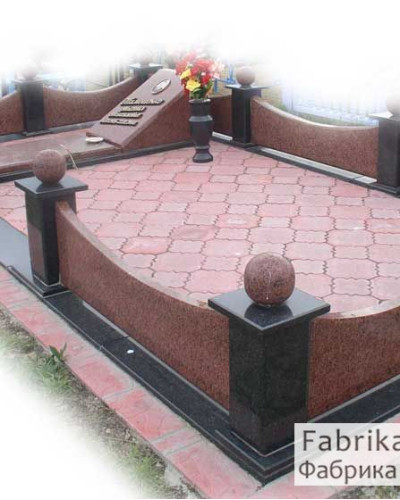 Гранитный забор  №82-013, Изделия из гранита: фото, каталог