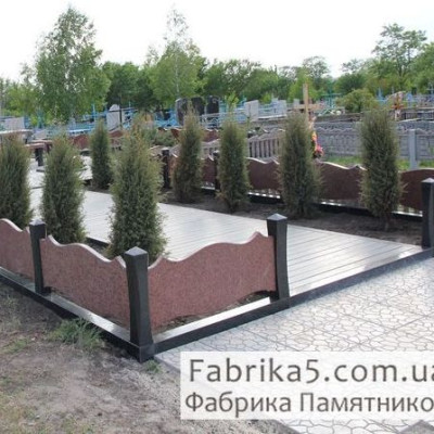 Гранитный забор №82-018 изделие, 