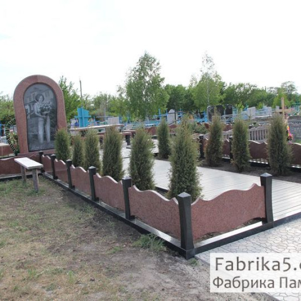 Гранитный забор  №82-018