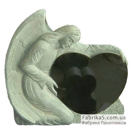 Ангел с сердцем №73-025, Скульптура на могилу, Фабрика памятников